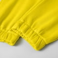 thumbnail image 6 of WREESH Men's Jogger Sweatpants Fashion Joggers Sports Pants - Cotton Pants Sweatpants Trousers Long Pants Yellow, 6 of 8