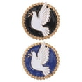 thumbnail image 1 of 2 broches de paloma de la paz, alfileres de solapa, broches clásicos, insignias para ropa, broches, joyería, 1 of 5