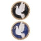 thumbnail image 1 of BRIGHTFUFU 2 broches de paloma de la paz, alfileres de solapa, broches clásicos, insignias para ropa, broches, joyería, 1 of 7