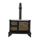 thumbnail image 2 of Estufa de Metal para casa de 1:12 con juguetes accesorios para casa de con chimenea larga, 2 of 4