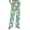 G160 Green, variant on LUGOGNE Fuzzy Fleece Pants Women Warm Winter Pajama Pants Star Moon Print Soft Comfortable Home Casual Bottoms with Pockets Black,L