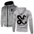 thumbnail image 1 of WILLBEST Sudaderas para Hombre, Otoño e Invierno, Abrigo Cálido Deportivo De Lunares con Cremallera y Bolsillo, Suéter con Capucha y Bolsillo Cálido XGrande, 1 of 4