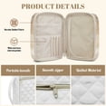 thumbnail image 5 of ZUXONGSY Dove Cross Lily Flower Print Bible Case for Women Portable Bible Carrier Sturdy Handbag with Multiple Pockets Christian Gift for Work, 5 of 7