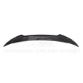 thumbnail image 2 of Replacement For 2015-Present Dodge Charger | SRT8 HellCat Extended Style ABS Plastic Primer Black Rear Trunk Lip Wing With Wickerbill Spoiler, 2 of 11