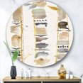 thumbnail image 3 of Designart 'Abstract Gold Birch Trees I' Art Mural en Métal Glam, 3 of 3