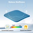 thumbnail image 2 of Double-layer thick gel seat cushion, suitable for office chairs, cars, and wheelchairs - orthopedic memory foam and cooling gel, relieves back pain, pressure sores, tailbone support - removable and w, 2 of 4