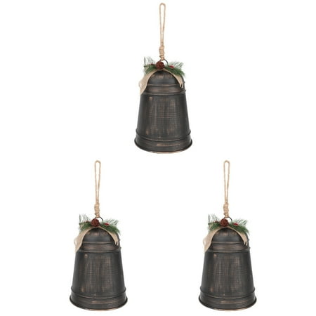 

NUOLUX 3pcs Christmas Hanging Bell Xmas Bell Pendant Door Christmas Tree Hanging Ornament