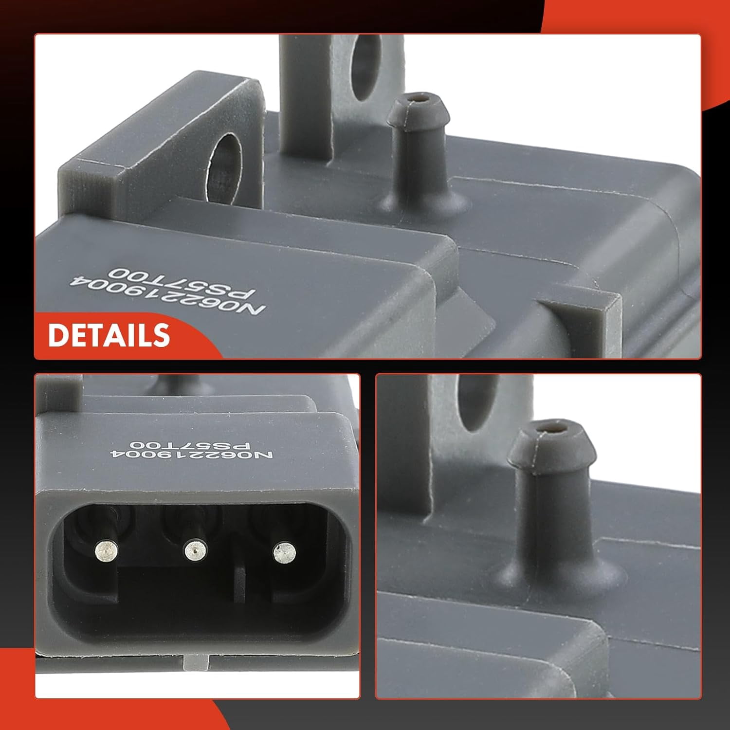 A-Premium Manifold Pressure MAP Sensor Compatible with 92-96 Jeep Dodge Models - Grand Cherokee Wagoneer Dodge Ram 1500 2500 3500 4000 Ramcharger Viper Dakota B150 B250 D150-2.5L 3.9L 5.2L 5.9L 8.0L