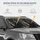 thumbnail image 3 of Balery Black And Gold White Horse Parasol para parabrisas de coche de 2 piezas | Parasol plegable para parabrisas delantero de coche para la mayoría de sedanes-Small, 3 of 5