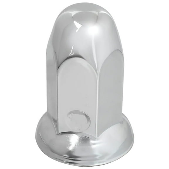 33MM X 2.5 Chrome Steel Bullet Nut Cover W/ Flange