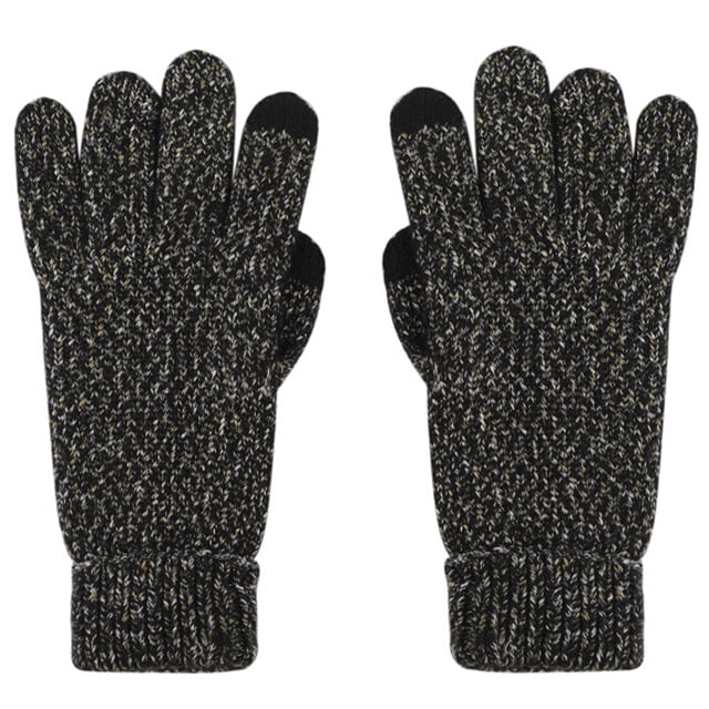Guantes de invierno para mujer para clima frío, guantes térmicos con puños para conducir