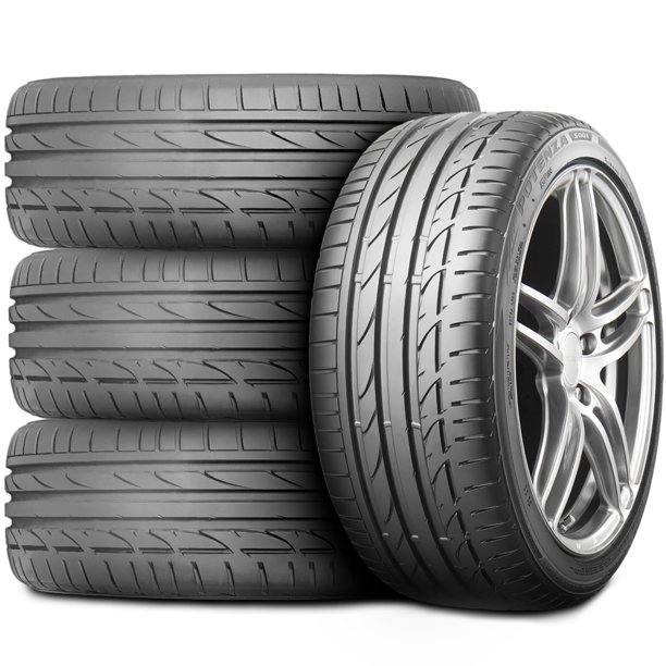 Set of 4 (FOUR) Bridgestone Potenza S001 RFT 225/50R17 94W (OE) Performance Run Flat Tires