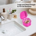 thumbnail image 4 of Estuche para Baño Dentaduras Postizas, Paquete 2, Recipiente para Limpieza Dentaduras Postizas, Contenedor para Remojo Dentaduras Postizas, Caja Almacenamiento para Baño Dental A, 4 of 5