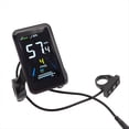 thumbnail image 1 of Electric Bike LCD Display X3 24V 36V 48V Colorful Display 5pin WaterProof Connection Plug, 1 of 8