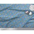 thumbnail image 3 of Soimoi Rayon Fabric Leaves & Owl Cartoon Print Fabric by The Yard 56 Inch Wide, 3 of 3