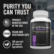Carb Stopper Extreme (5 Pack) Carbohydrate Blocker for Weight Loss, 60 Caps Each