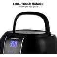 thumbnail image 6 of OVENTE Compact Air Fryer, 3.2 Quart Electric Hot Cooker with 1400W Power, Digital LED Touch Screen, Auto Shutoff, Dishwasher Safe Non-Stick Basket, Perfect for Healthy & Oilless Food, Black FAD61302B, 6 of 10