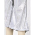 thumbnail image 6 of TiaoBug Kids Girls Hip Hop Dance Metallic Trousers Bell Bottom Pants, 6 of 7