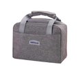 thumbnail image 4 of Insulated Lunch Bag, Insulated Lunch Box, Lunch for Work, Portable, for Eating While Traveling, Gray, 4 of 5