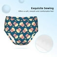 100 Cotton Girls Underwear, Cute Popcorn Expression Soft Toddler Teen