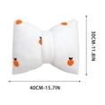 thumbnail image 4 of TTJ Throw Pillow Pillows for Couch Fleece Embroidered Bow Pillow with Insert Modern Cute Irregular Shape Throw Pillow, 4 of 9