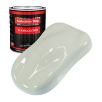 Restoration Shop - Arctic White Acrylic Lacquer Auto Paint - Gallon Paint Color Only - Professional Gloss