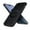 Black, variant on Allytechgroup Magnetic for iPhone XS/X Case, Compatible with MagSafe Support Magnetic Car Phone Mount PU Leather Slim Phone Case for Women Men for iPhone XS/X, Black