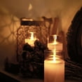 Amagic 3" x 6" Ivory Radiance Candles with Remote Control and Timer