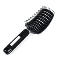 thumbnail image 1 of Doble el cepillo del peine del pelo, peine curvado antiestático del pelo de la rejilla de ventilación para el pelo que humedece/peina el cepillo de pelo con estilo ventilado masajeador(#1) EOTVIA No, 1 of 6