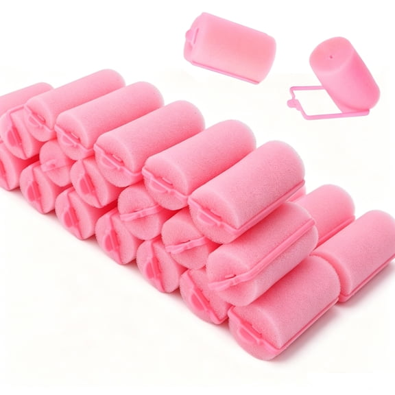 Portable Foam Roller Hair,1.6x2.8In Soft Sleeping Flexible Styling Curlers for Hair Styling,18 Count Reusable Hair Styling Tool for Women