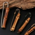 thumbnail image 2 of 2pcs Ornate Bamboo Brooch Women Classic Pin Brooch Jewelry Metal Pattern Decoration, 2 of 5