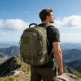 thumbnail image 3 of Hiking Backpack For Outdoor Sports Camping Travel With Multiple Compartments, 3 of 5
