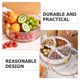 thumbnail image 5 of VERDANVERSE White Divided Snack Plate for Party and Family Use with Practical Multi Section Design, 5 of 7