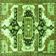 thumbnail image 1 of Ahgly Company Indoor Square Persian Green Traditional Area Rugs, 3' Square, 1 of 1