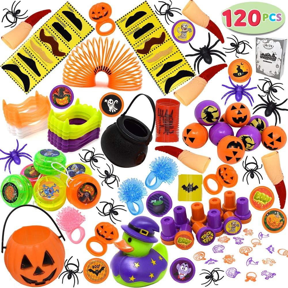 JOYIN 120 Pieces Halloween Toys  Assortment for Halloween  