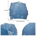 thumbnail image 2 of Salouo Snowflakes1 Print Unisex Beanie Hat,Knitted Baggy Skull Cap Winter Warm Hats Beanie Sleep Hats Cancer Headwear Caps for Women & Men 1 Pieces, 2 of 7