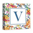 thumbnail image 2 of Creative Products Wildflower Monogram - V 12x12 Canvas Wall Art, 2 of 4