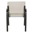 thumbnail image 5 of Guest Chair in Taupe Faux Leather in Black Finish Frame, 5 of 10