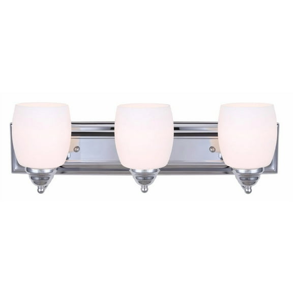 IVL259A03CH Canarm Inc Griffin - 3 Light Bath Vanity-7.25 Inches Tall and 7.25 Inches Wide-Chrome Finish