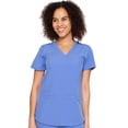 thumbnail image 1 of Med Couture Racerback Shirttail Serena Top Scrub Top, 1 of 8