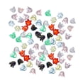 thumbnail image 2 of Elodie 100x Perles Fleur Artisanat Fait Main Breloques de Perles Fleur Transparentes Perle Florale Colorée, 2 of 8