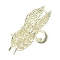 thumbnail image 5 of Unique Bargains 1 Pc Fashion Leaves Hair Clips for Home Gold Tone, 5 of 5