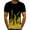 #1-Yellow, variant on Otvok Mens T-Shirts 3D Digital Print Pullover Fitness Sports Short Sleeve Blouse