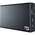 thumbnail image 4 of Fantom Drives FD DUO, 4TB SSD Portable 2 Bay RAID, USB 3.2 Gen 2 Type-C, RAID0/RAID1/JBOD, Black, Made with High Quality Aluminum, Transfer Speed up to 850MB/s, 5 Year Warranty, (DMR4000S), 4 of 5
