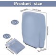 thumbnail image 2 of 2pcs Folding Sun Lounger Cover, Windproof Anti-UV Waterproof Folding Garden Chair Covers, Garden Sun Lounger Cover, with Carry Bag (Grey), 2 of 5