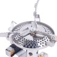 thumbnail image 4 of Outdoor Picnic Butane Gas Burner Portable Camping Mini Steel Stove Case, 4 of 8