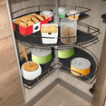thumbnail image 7 of 2 Pcs Lazy Shelf Liner Circle Kitchen Liners Non Adhesive Kitchen Cabinet Liners Non Slip Non Skid Fridge Mats, 7 of 7