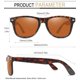 thumbnail image 5 of Gafas de sol Joopin Trendy Square Polarized UV400 para hombre y mujer, 5 of 6