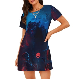 INTIMO Rick And Morty Women's Pajama Nightgown - 100% Cotton TV Show Sleep Shirt