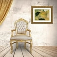thumbnail image 3 of Monet, Claude 32x25 Gold Ornate Wood Framed with Double Matting Museum Art Print Titled - Monets Family in Garden 1873, 3 of 4